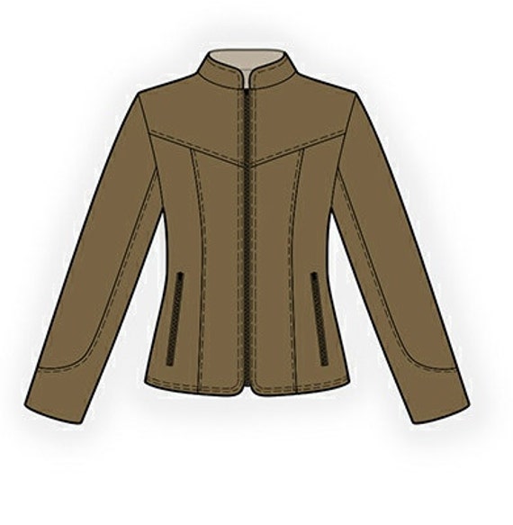 4296 Personalized Jacket Sewing Pattern Women Jacket by TipTopFit