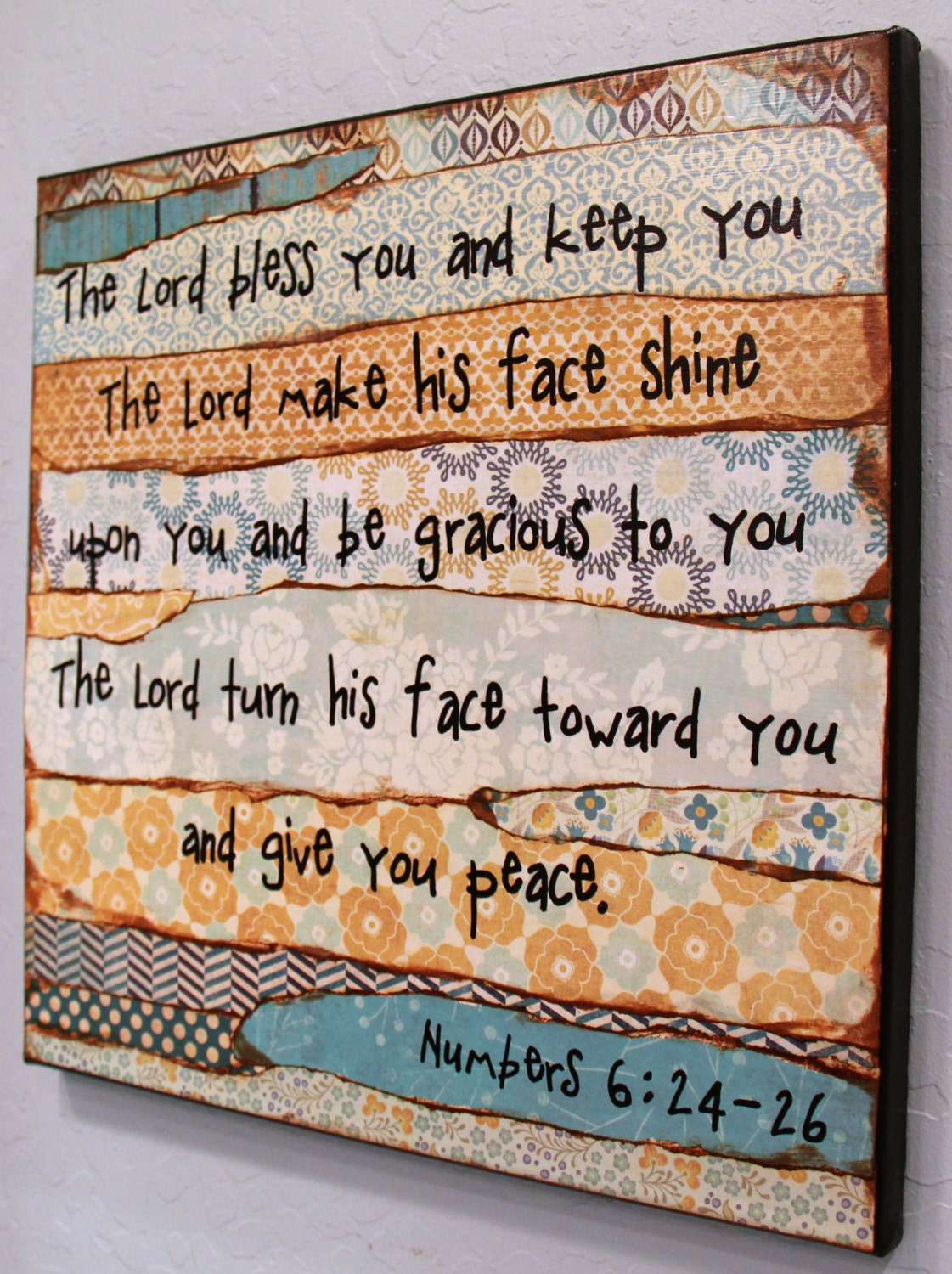 Canvas scripture art