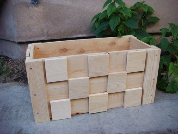 Items similar to Wood Planter, Flower Box, Vegetable ...