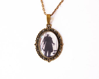 Count Orlok (Max Schreck) From Friedrich Wilhelm Murnau's 1922 "Nosferatu" Cameo - Nosferatu pendant - Nosferatu necklace -Nosferatu Jewelry