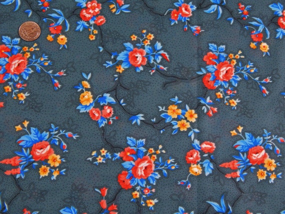 floral print knit fabric