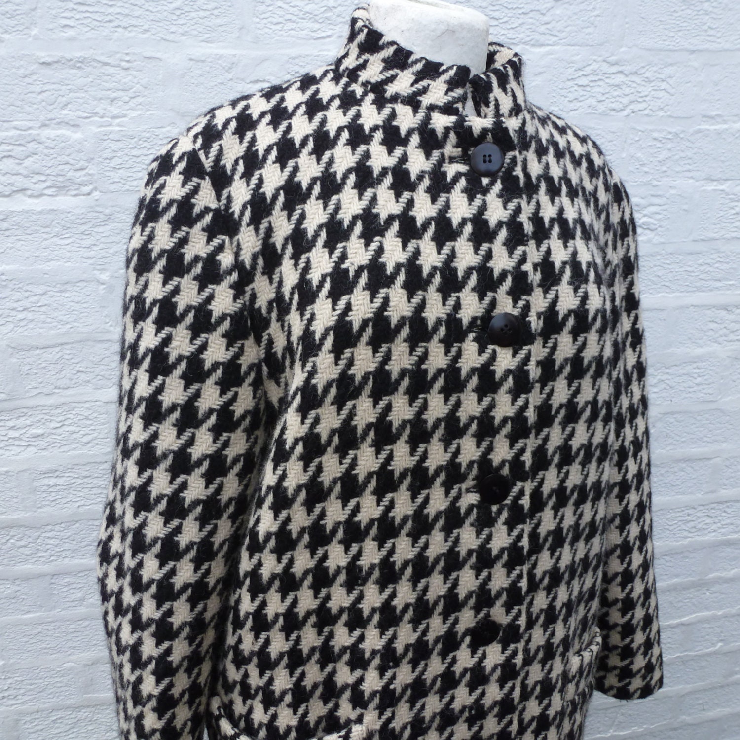 Coat Jaeger wool overcoat ladies vintage coat winter wool car