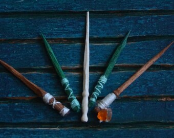 Magic wand dollhouse miniature, fantasy miniature in one inch scale, witch