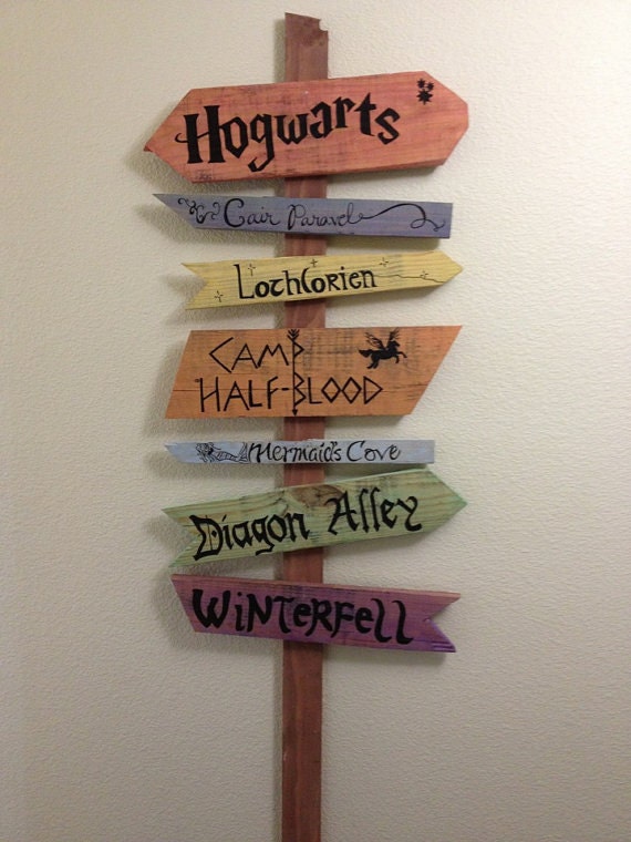 Fantasy Fiction Literary Sign direction signs