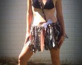 Caveman costume - cave woman costume Tutu, Jane of the Jungle- Halloween Tutu, shabby chic fabric skirt - Sexy halloween Il_170x135
