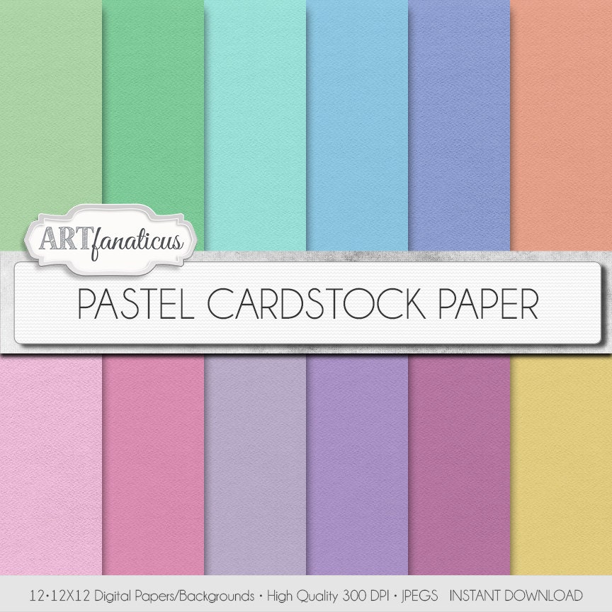 Pastel papers PASTEL CARDSTOCK PAPER pastel