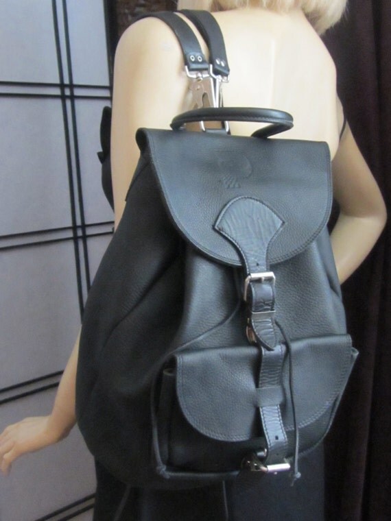 Roots CANADA Papa Alexprince Genuine Leather Backpack Large