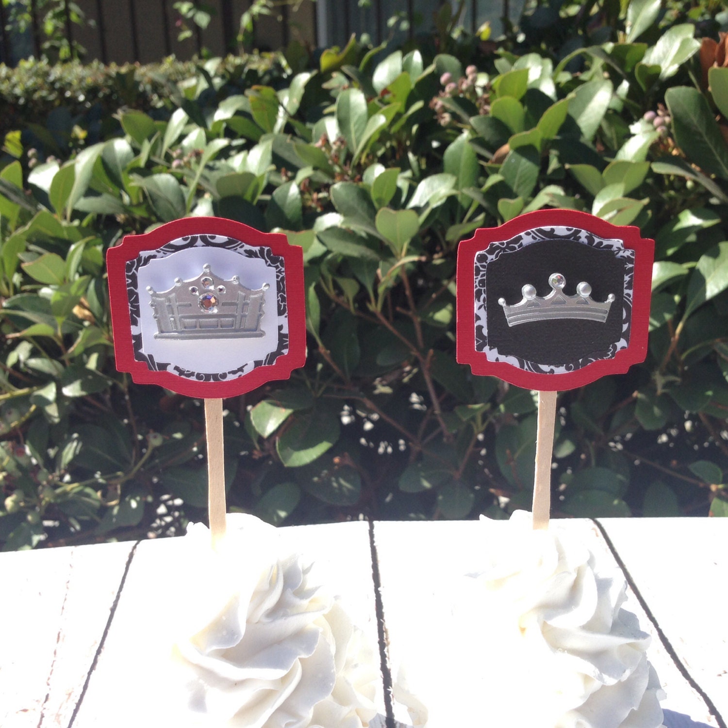 Princess Crown Cupcake Topper Set of 12