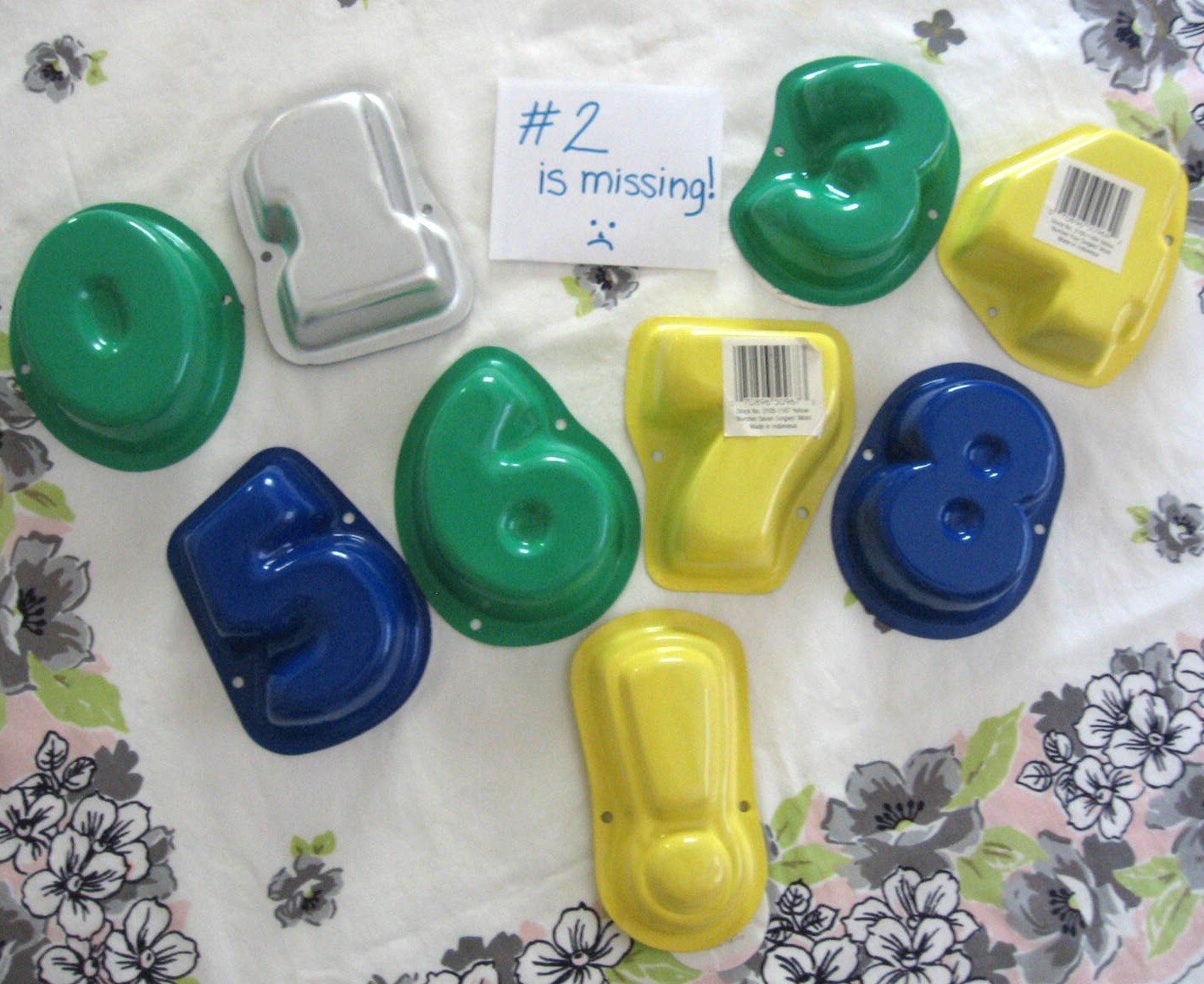 Wilton Mini Number Cake Pan Set Mini Number Cake Pans Wilton