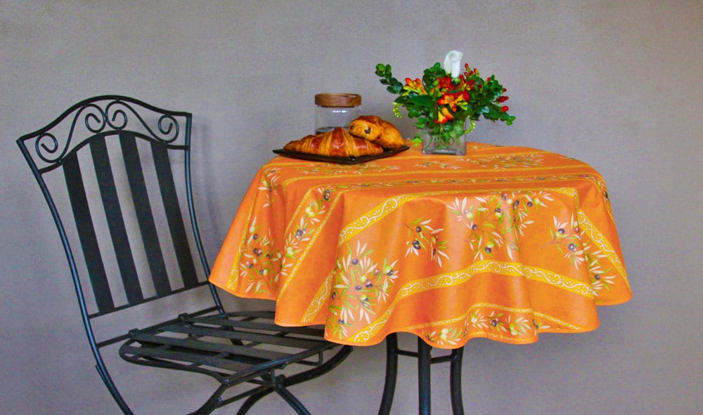 Small or Medium Bistro Tablecloth 42 or 63 by SoleildeProvence