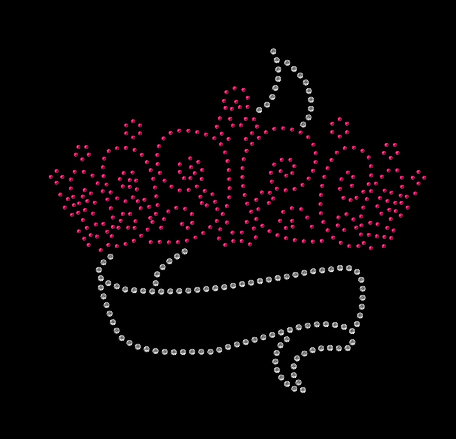 Download Downloadable Rhinestone template Crown by EmbellishmentFactory