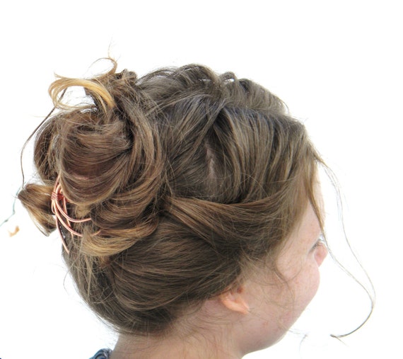 Angel Hair Slide Hair Accessories Copper Hair by ElizabellaDesign