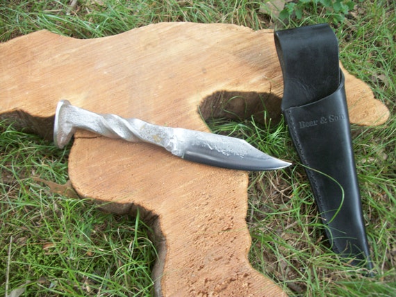 knife sheath for railroad spike knife