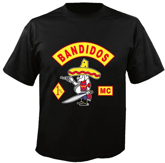 Items similar to NWT Bandidos MC Club Tee Shirt Men Black Short Sleeve ...