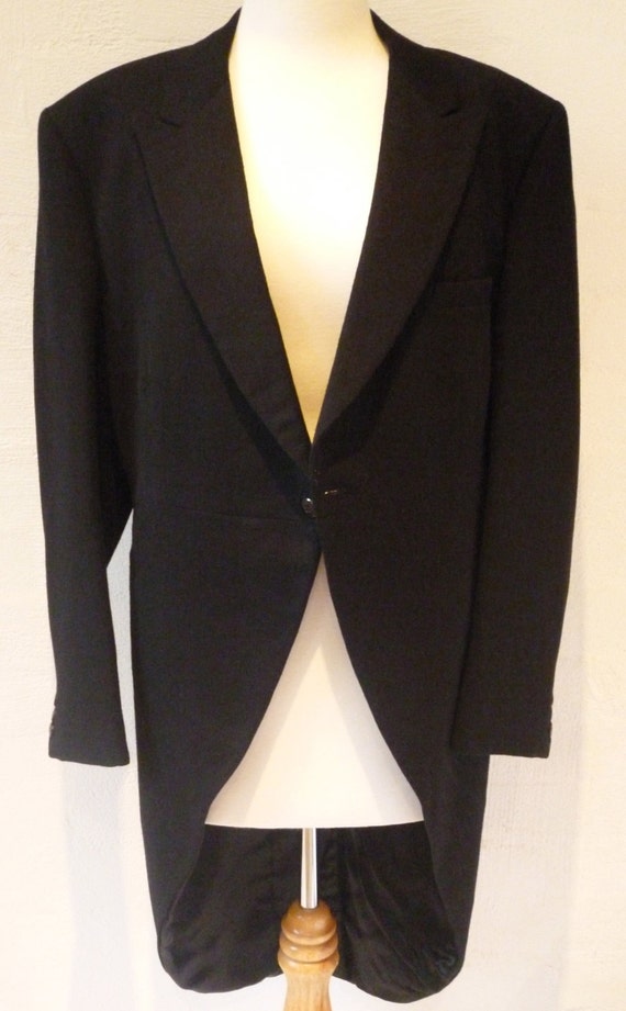 Items similar to Vintage Mens tails, morning suit, formal