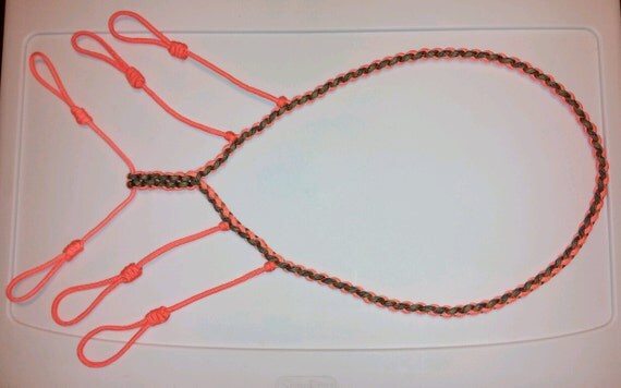 Items similar to Diamond Braid Paracord Game - Duck - Goose - Call Lanyard - You Choose Colors ...