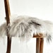 Sheepskin Chair Cover Gray - 40 x 40 Centimeters - Sheepskin Chair Throw Gray.
