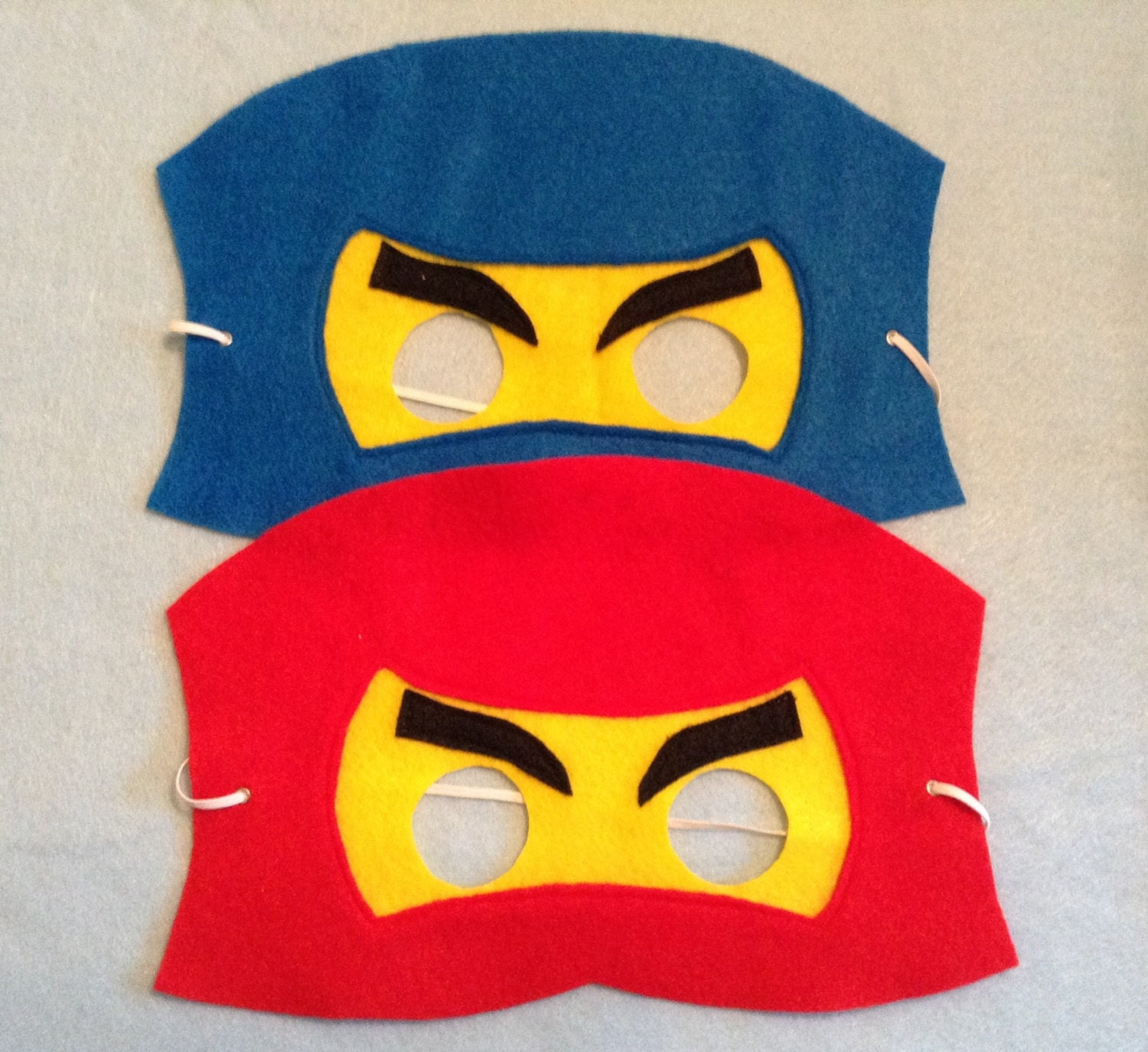 Ninjago Felt Mask. Set include 6 masks by NanandGeFavors on Etsy