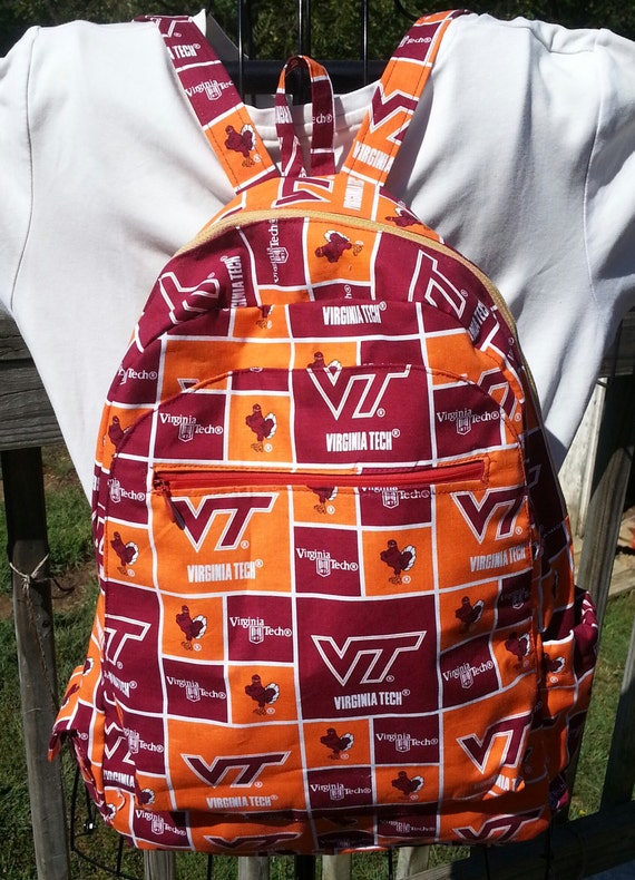 Handmade Virginia Tech Backpack