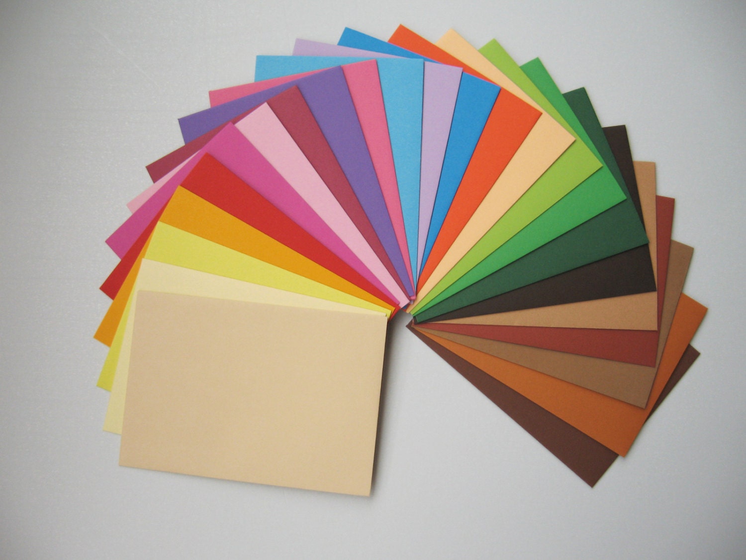 20 Color Paper Envelopes Choose Your Colors 20 Handmade