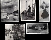 Lot of 50 Vintage B/W Photos taken by Dimitri Parsons Famous Artist Paintings #1