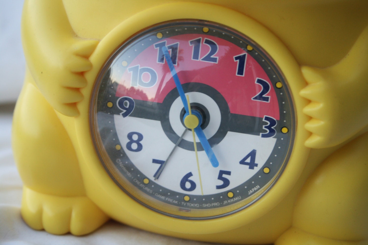 1990s Rare Pokemon Pikachu Alarm clock Singing Pikachu