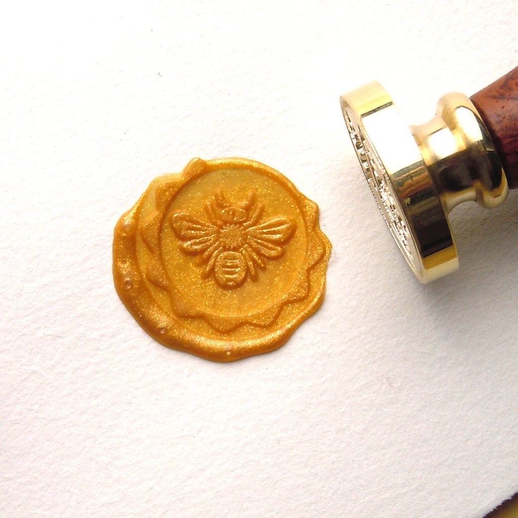 Bee Wax Seal Stamp Custom Order
