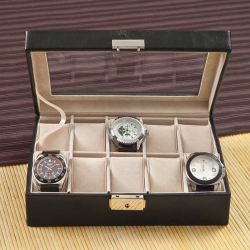 Personalized Watch Box Monogrammed Watch Box Groomsmen