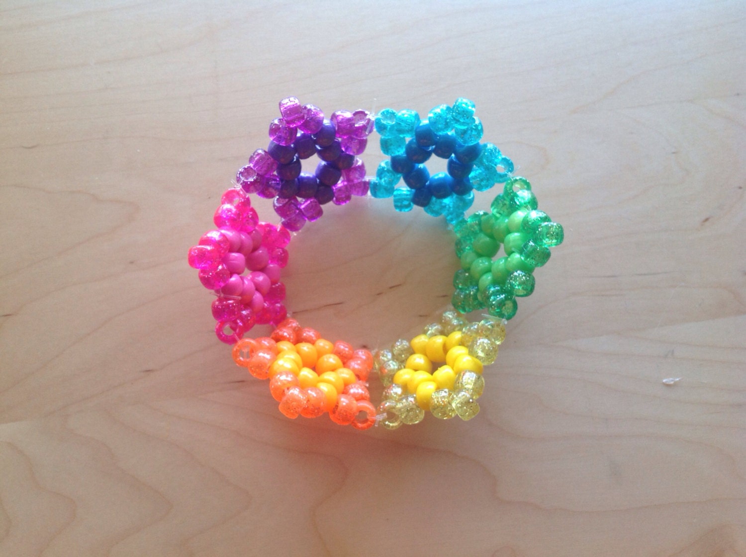 Stars 2D Kandi Cuff