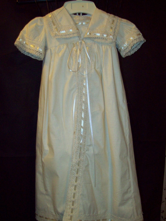Items similar to Victorian Style Traditional Christening Gown with ...