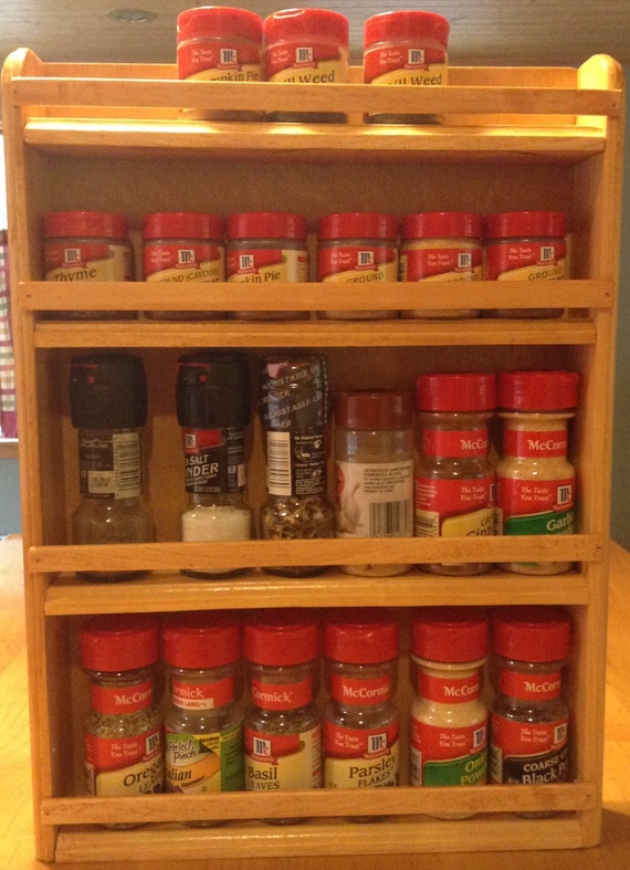 Spice Rack by MnMWoodworking on Etsy