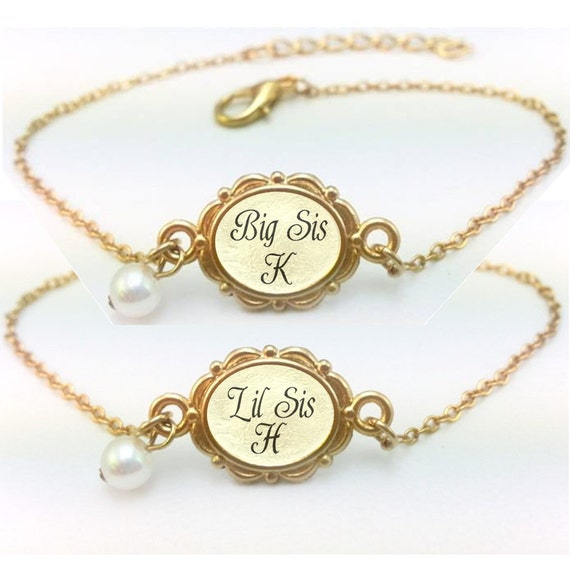 Bracelet Set - Big Sister Bracelet Little Sister Bracelet - Big Sister ...