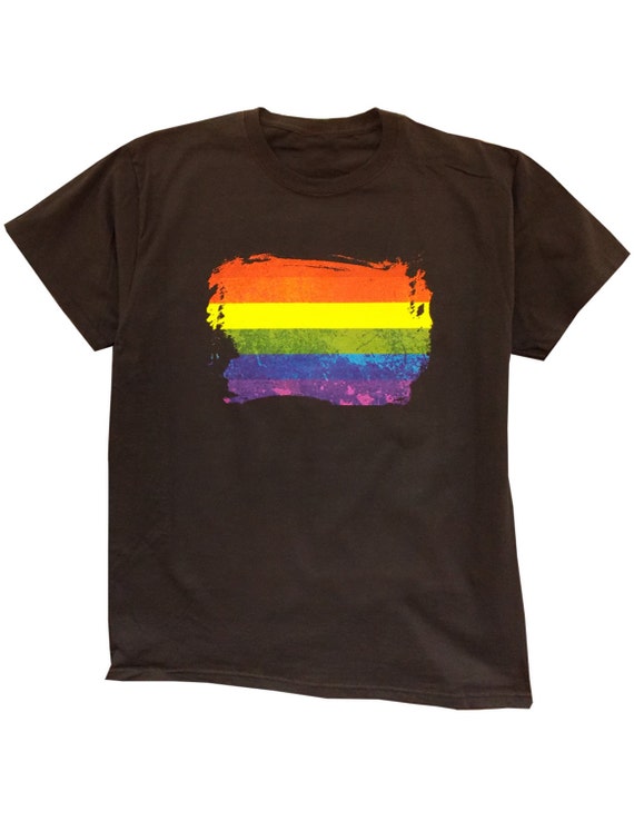 Gay Pride Flag T Shirt