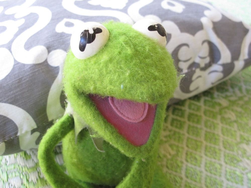 vintage kermit doll