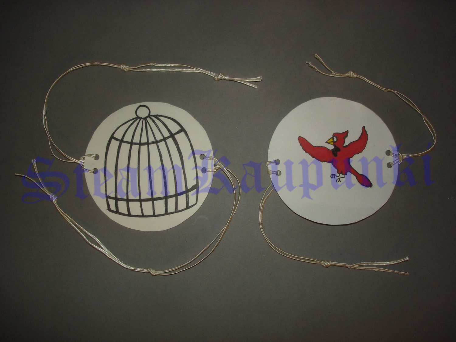 Sleepy Hollow Cardinal / Cage Thaumatrope