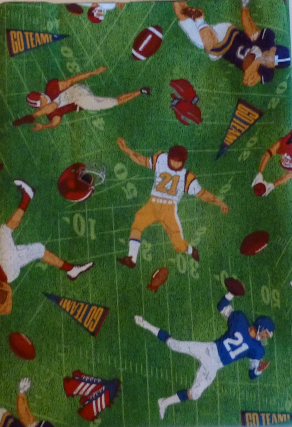 Cotton Fabric Quilt ClothingFootball Sports Fabric Random