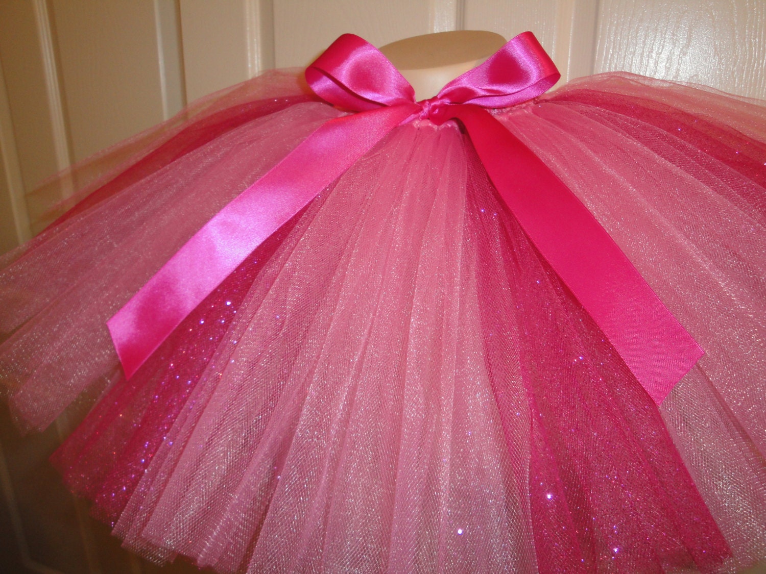 Hot Pink Tutu Girls Sparkly Pink Tutu Birthday by Tutus4GirlyGirls