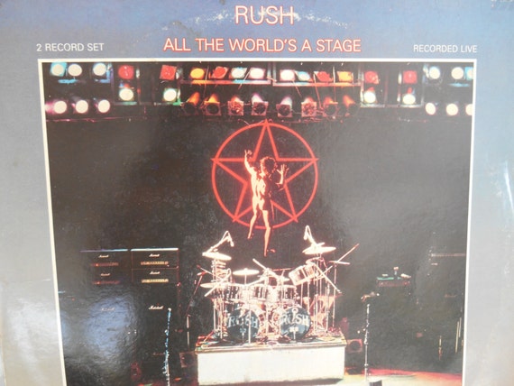 Rush All The Worlds A Stage Live Vinyl By Timelesstunes On Etsy