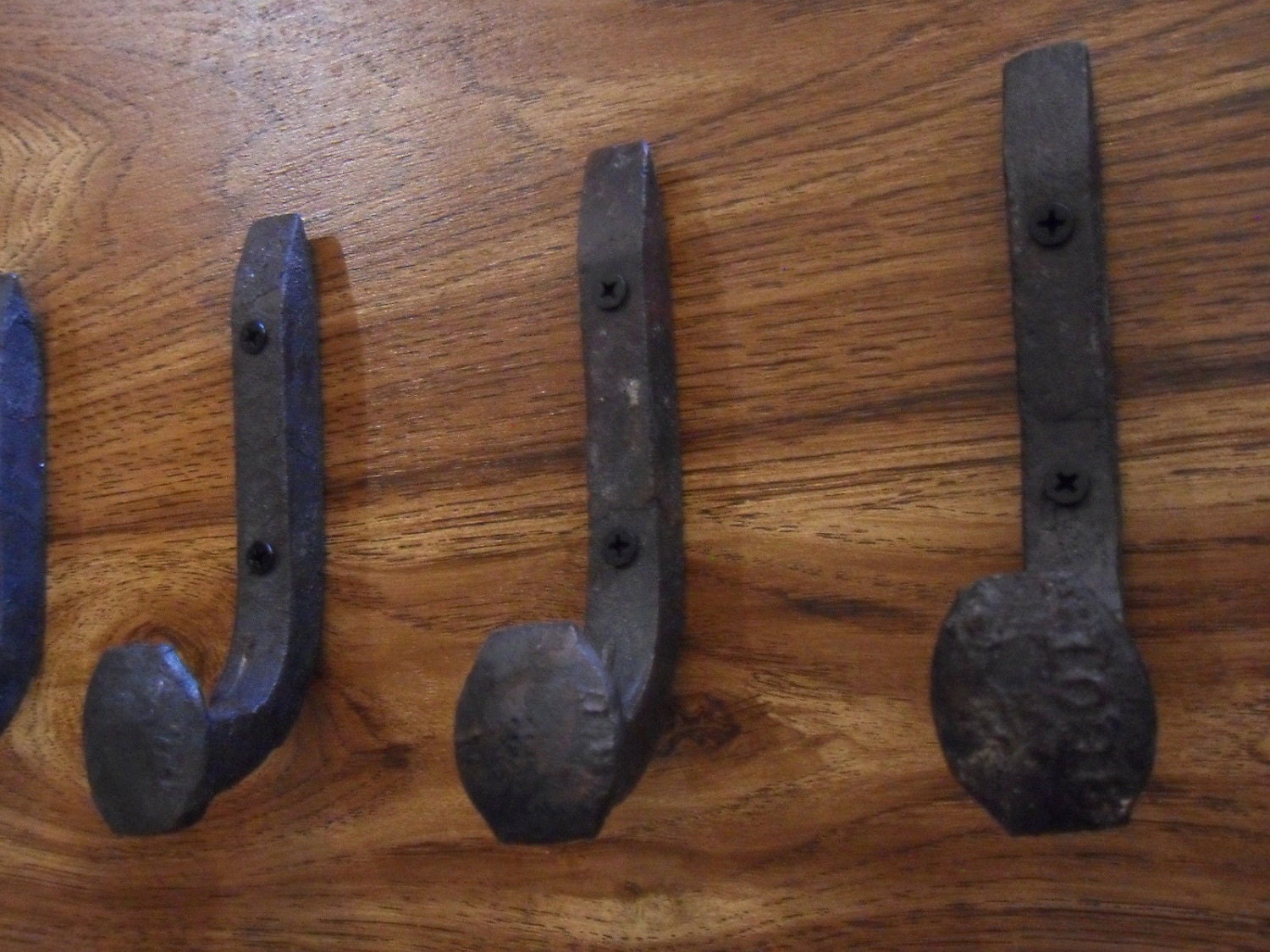 Free Shipping 3 Antique Horse Tack Hooks Old Railroad Spikes