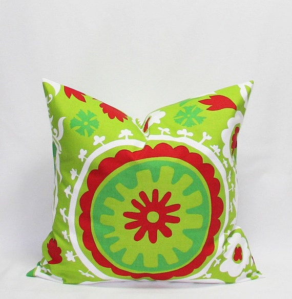 Green Pillows Christmas Pillow Covers 18 x 18