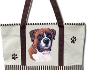 Boxer (Natural Ear) Personalized To te Bag ...