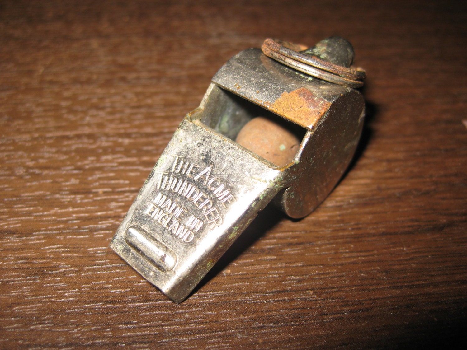 The Acme Thunderer Vintage Whistle Made in England Marked