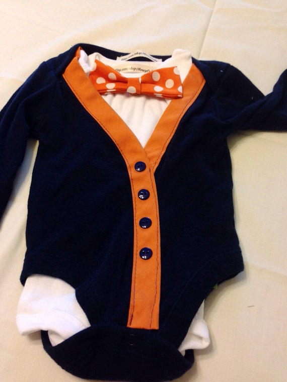 Baby boy cardigan bodysuit set