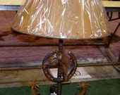 Table Lamp with Horse Hea...