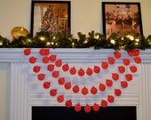 Paper Christmas Garland, Snowflake Garland, Ornament Garland, Christmas Decorations 10ft-Christmas bunting Il_170x135