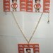 Betty Boop Denver Broncos earring and necklace set