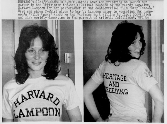 Original Photograph Linda Lovelace Cambridge Mass By MODERNAIRES