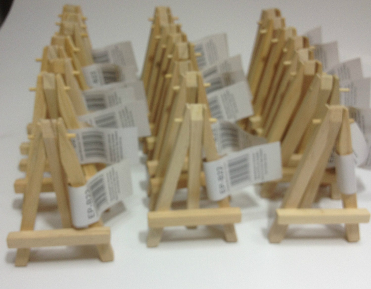 Miniature Easel Mini Easel Wooden Box of 24 Tiny
