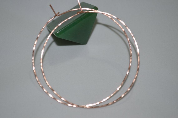Large Hoop Earrings - Gold Hoop Earrings - Large Hoops - Hammered Earings - Thin Hoop Earrings