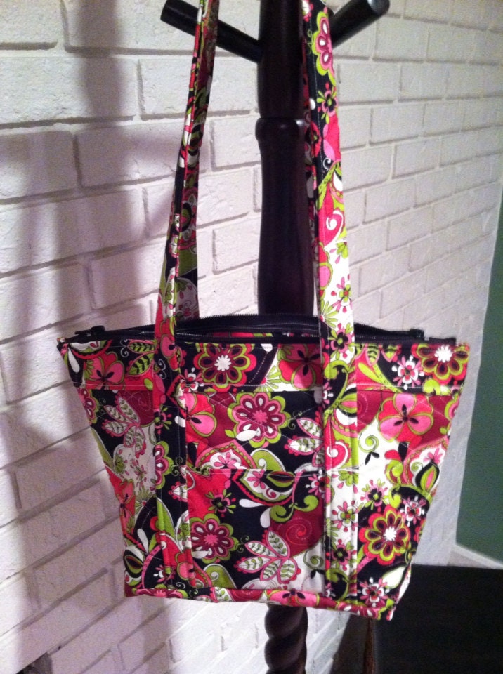 pink flower purse